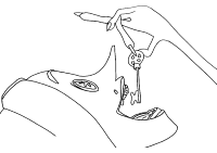 A coloring page of coraline