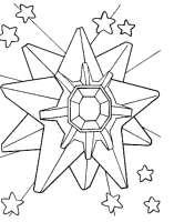 A coloring page of poce