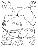 A coloring page of poce