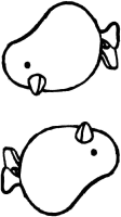 A coloring page of bird