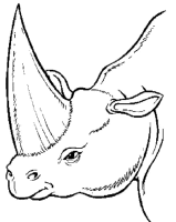 A coloring page of dino