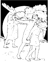 A coloring page of genesis