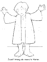 A coloring page of genesis