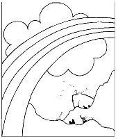 A coloring page of genesis