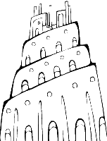 A coloring page of genesis