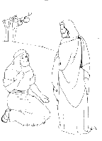 A coloring page of luke