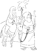 A coloring page of luke