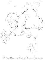 A coloring page of luke