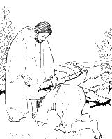A coloring page of mark