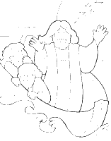 A coloring page of mark