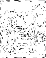 A coloring page of matthew