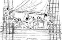 A coloring page of amistad