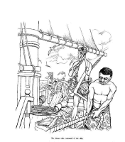 A coloring page of amistad
