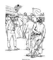 A coloring page of amistad