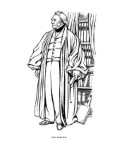 A coloring page of amistad