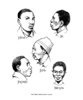 A coloring page of amistad