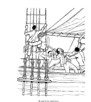 A coloring page of amistad