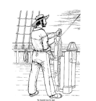 A coloring page of amistad