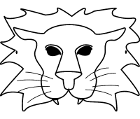 A coloring page of carnaval