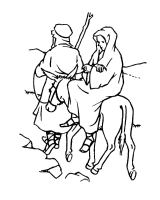 A coloring page of christmas