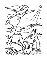 A coloring page of christmas