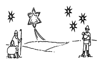 A coloring page of christmas