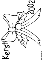 A coloring page of christmas