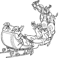 A coloring page of christmas
