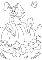 A coloring page of eastern