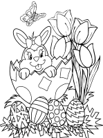 A coloring page of eastern