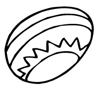 A coloring page of eastern