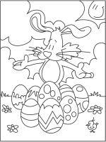 A coloring page of eastern