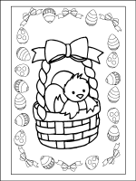 A coloring page of eastern