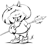 A coloring page of halloween