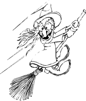 A coloring page of halloween