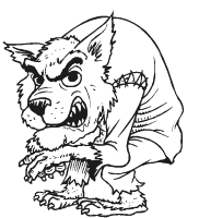 A coloring page of halloween
