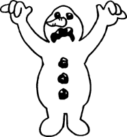 A coloring page of halloween