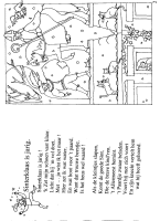 A coloring page of sinterklaas