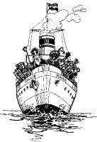 A coloring page of sinterklaas