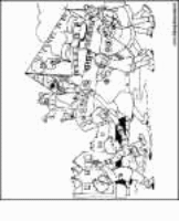 A coloring page of sinterklaas
