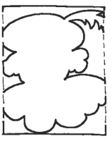 A coloring page of sinterklaas