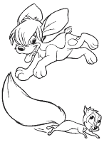 A coloring page of anastasia