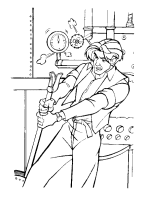 A coloring page of anastasia
