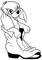 A coloring page of anastasia