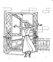 A coloring page of anastasia