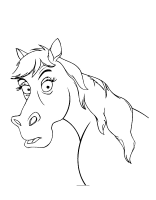 A coloring page of aristocat