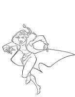 A coloring page of atlantis