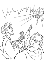 A coloring page of atlantis