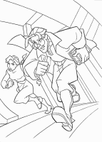 A coloring page of atlantis