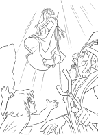 A coloring page of atlantis